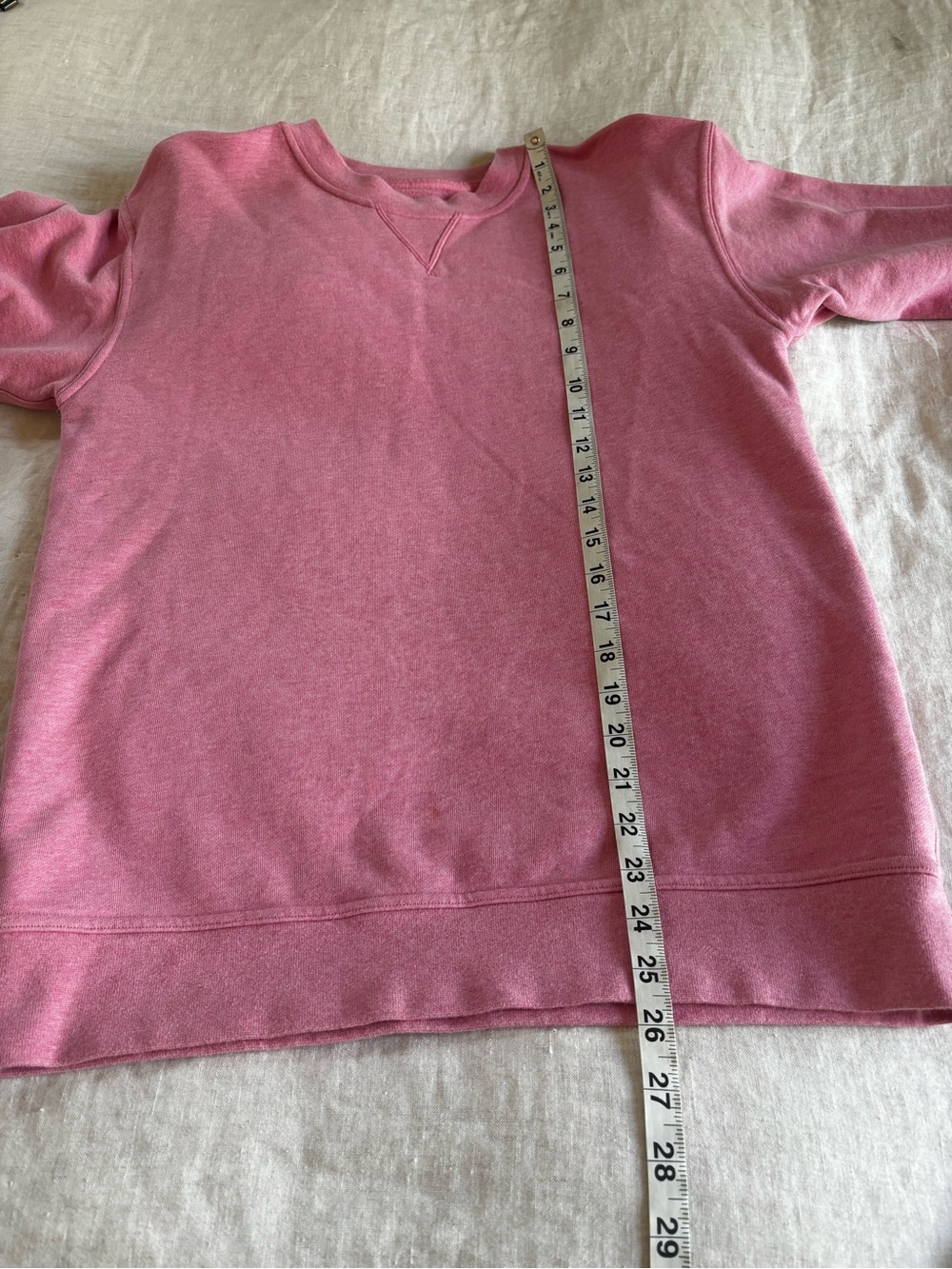 Lululemon All Yours Crew Sz 4 Terry Heathered Azalea Pink - Picture 8 of 8